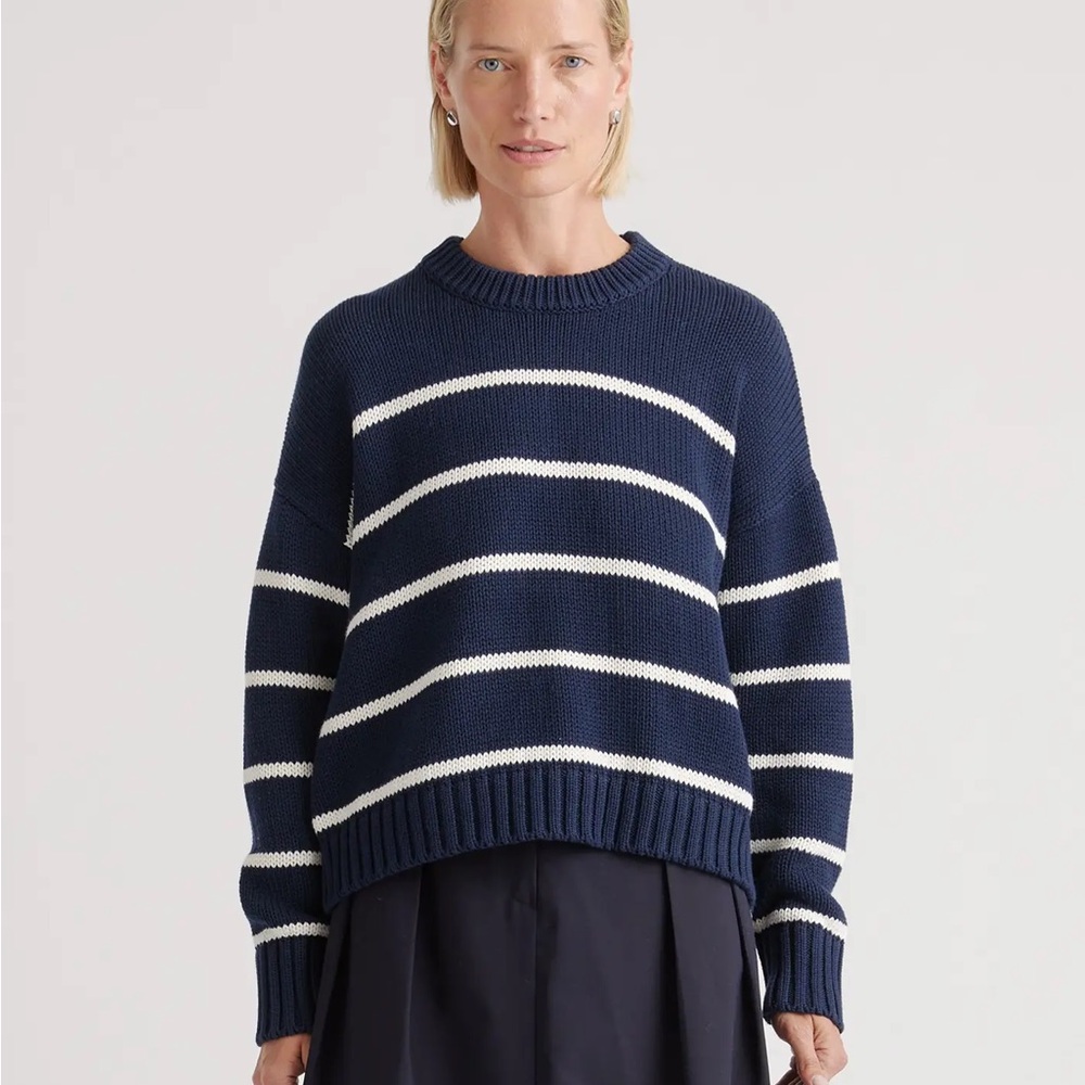 Quince organic cotton crew neck sweater